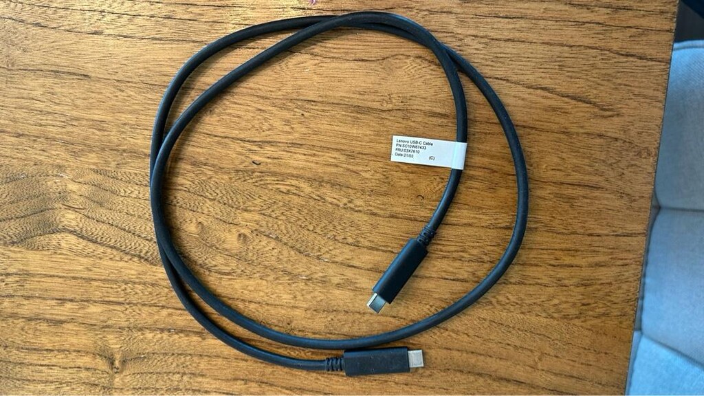 lenovo thinkpad usb-c dock gen2 adaptör ve usb-c kablo ile - 4
