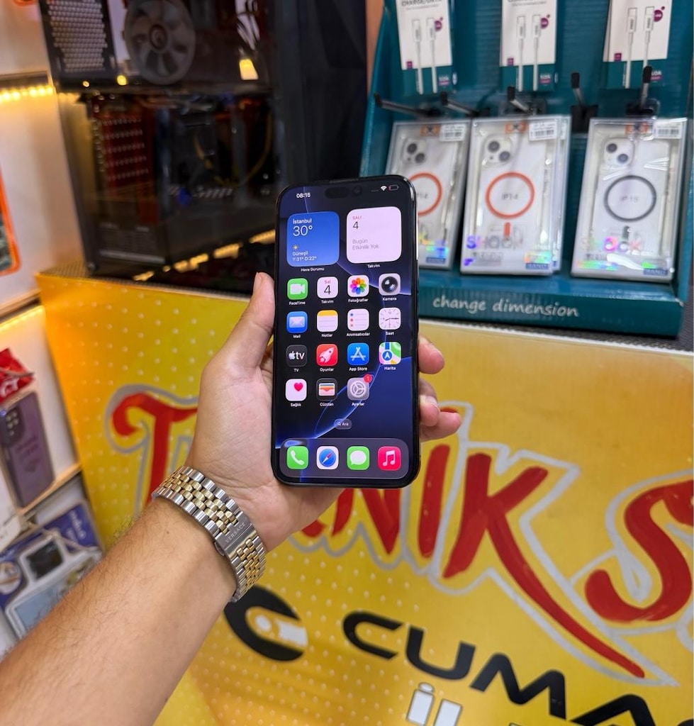 IPHONE 16 PRO MAX 256 GB YD TEK SIM PİL 100 - 3