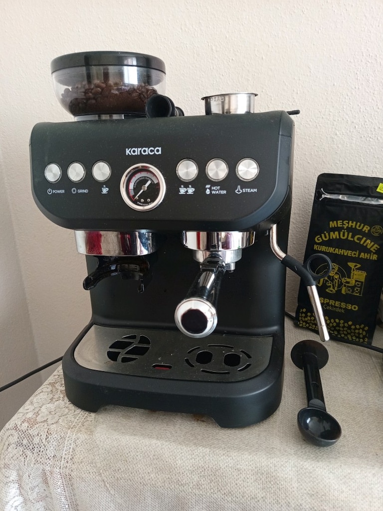KARACA MARKA ESPRESSO KAHVE MAKİNESİ ÖĞÜTÜCÜLÜ - 3