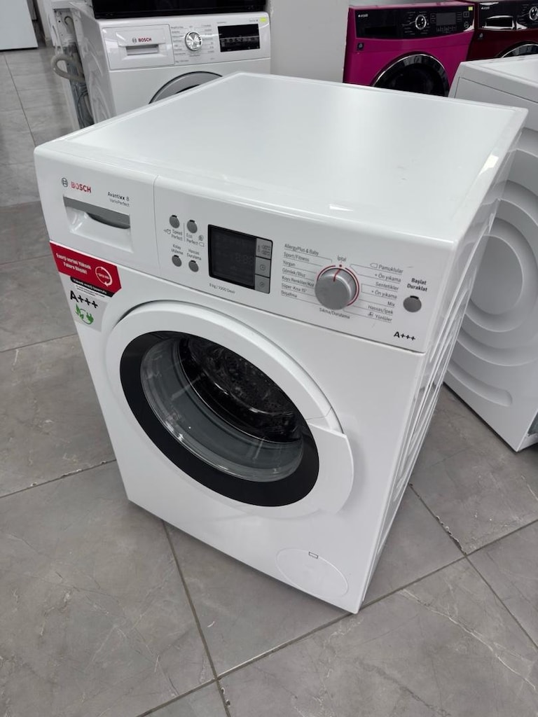 Bosch 8 Kg A+++ Enerji Çamaşır makinesi ADRESE ÜCRETSİZ TESLİM - 9