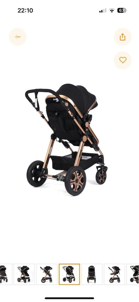 canyon travel sistem bebek arabası ve puset - 6