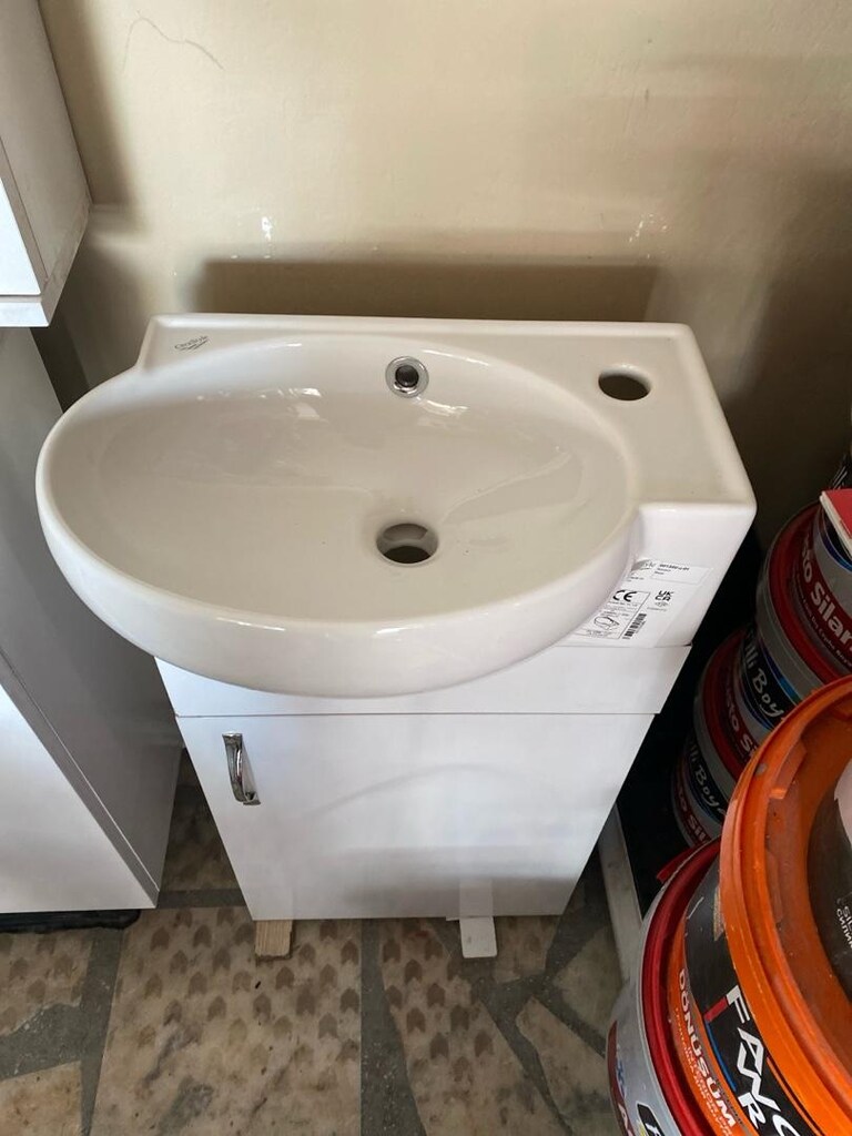lavabo dolaplı lavaba banyo wc lavobo mdf lovobo dokaplı lavobo medel - 8