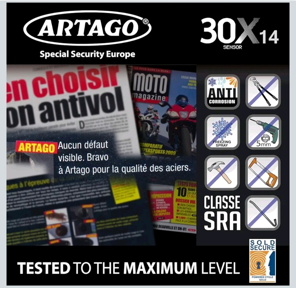 Artago alarmlı disk kilidi - 9