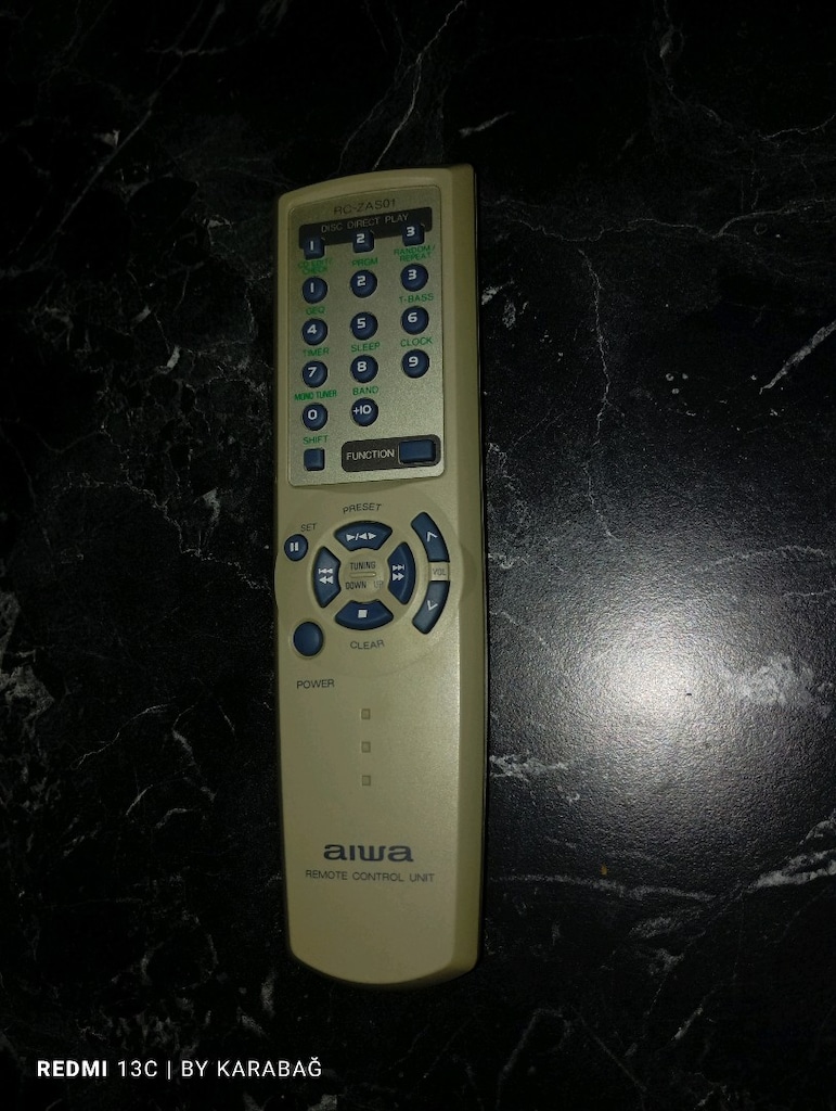 AIWA,AIWA ses sistemi,AIWA kumanda,kumanda,AIWA müzik seti,ses sistemi - 2