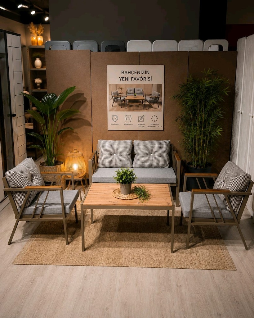 ŞIK TASARIM BALKON TAKIMI FABRİKADAN - 7