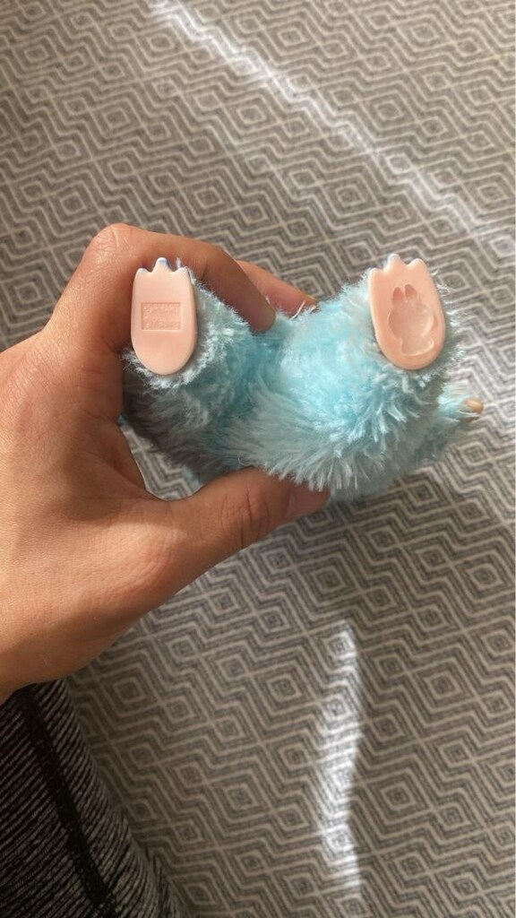 Pastel Mavi Peluş Oyuncak Labubu - 3