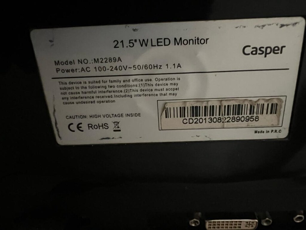 casper monitör 21. 5 inc LEF MONİTÖR - 3