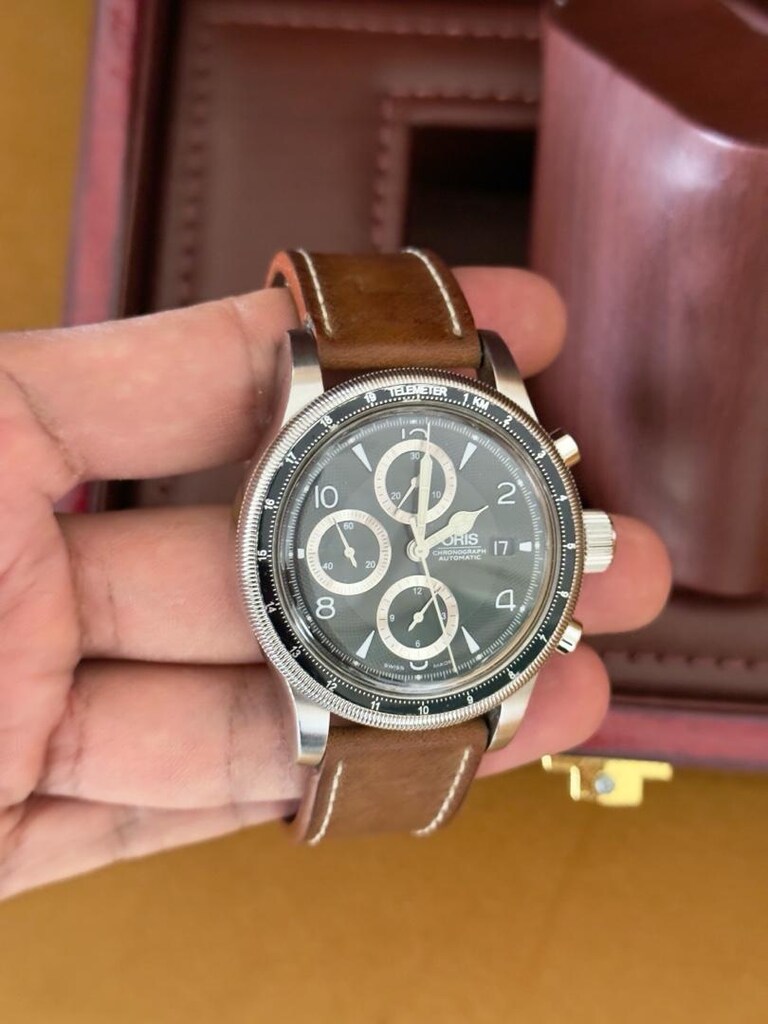 Oris bigcrown chonographt telemetr ( orjinal isviçre ) - 4