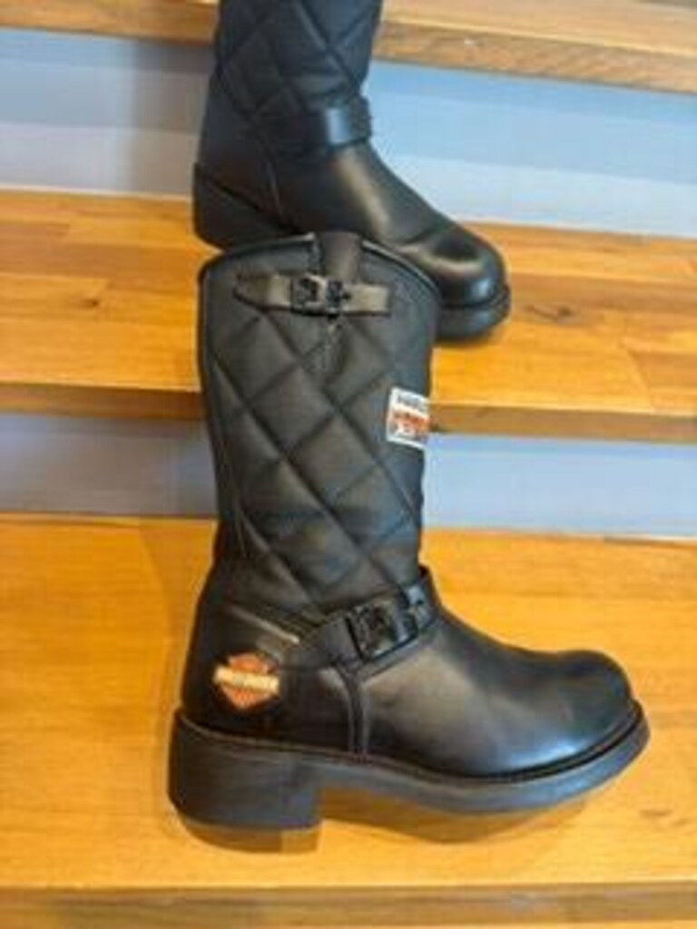 Harley-Davidson Orijinal Deri Motosiklet Botu – Siyah – 41 Numara - 4