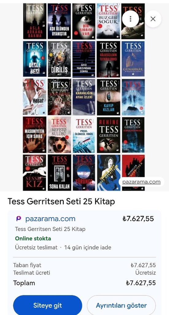 Tess Gerritsen 36 adet set kitap - 4