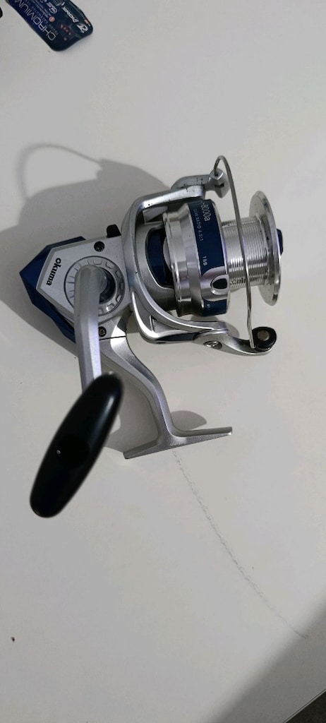 mavi ve gümüş olta makinesi - 7