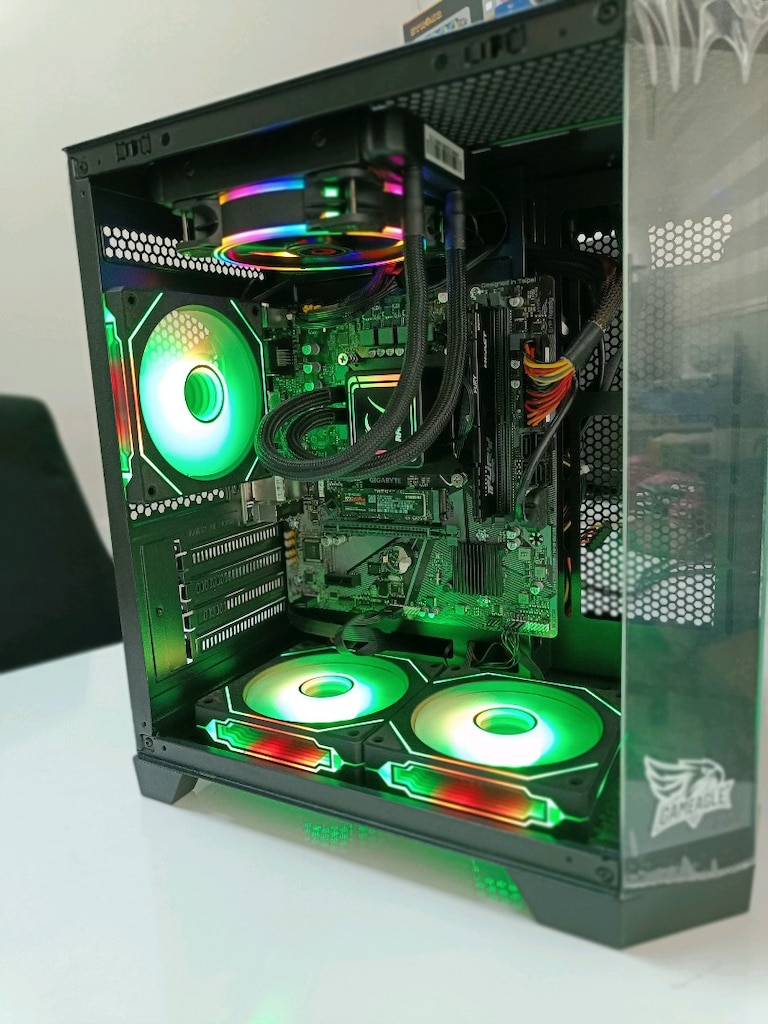 INTEL İ7 12700K 32 GB DDR4 SİYAH AKVARYUM KASA - 10