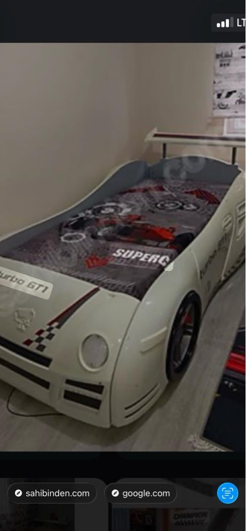 Turbo GT1 Model Arabalı çocuk karyolası - 2