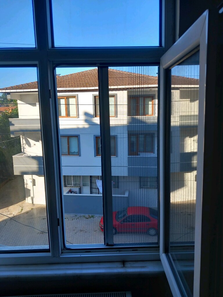 SİNEKLİX Akordeon Sürgülü Pencere Sinekliği | Özel Ölçü | Montajsız - 12