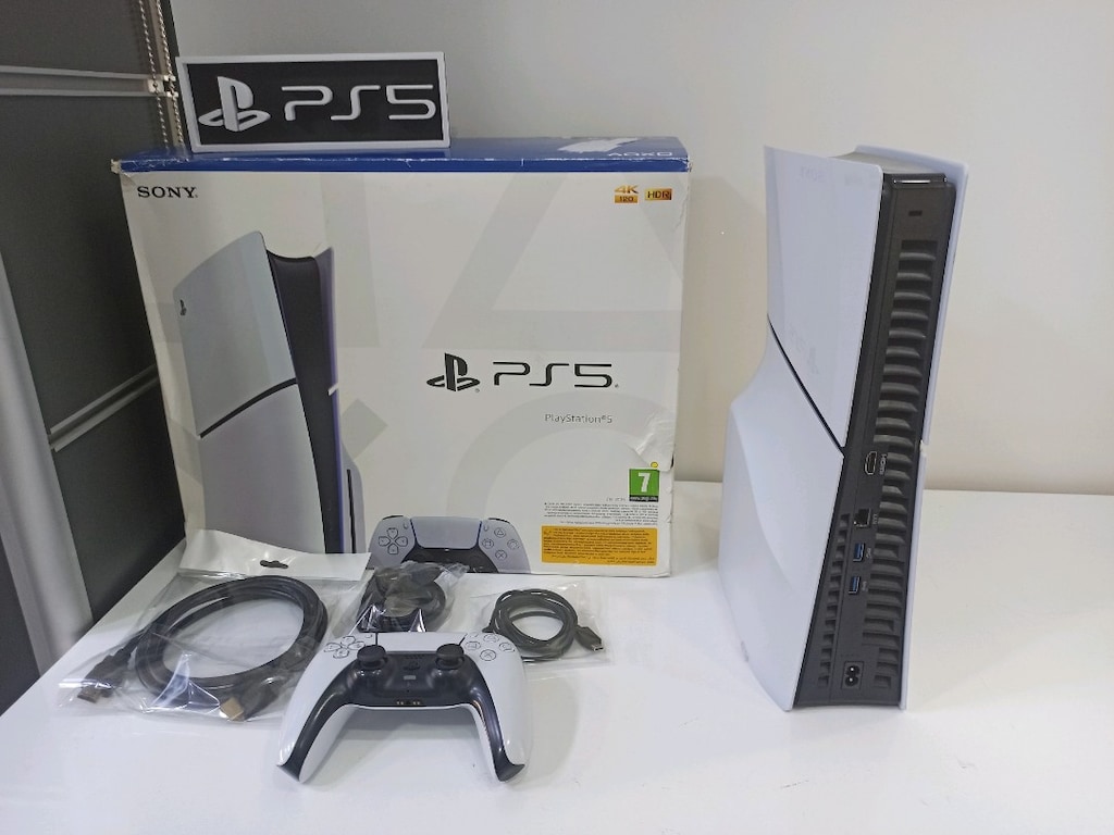 Ps5 Slim CD 1 TB cfi-2016 Avrupa sürüm Tek kol Full Kutulu - 2