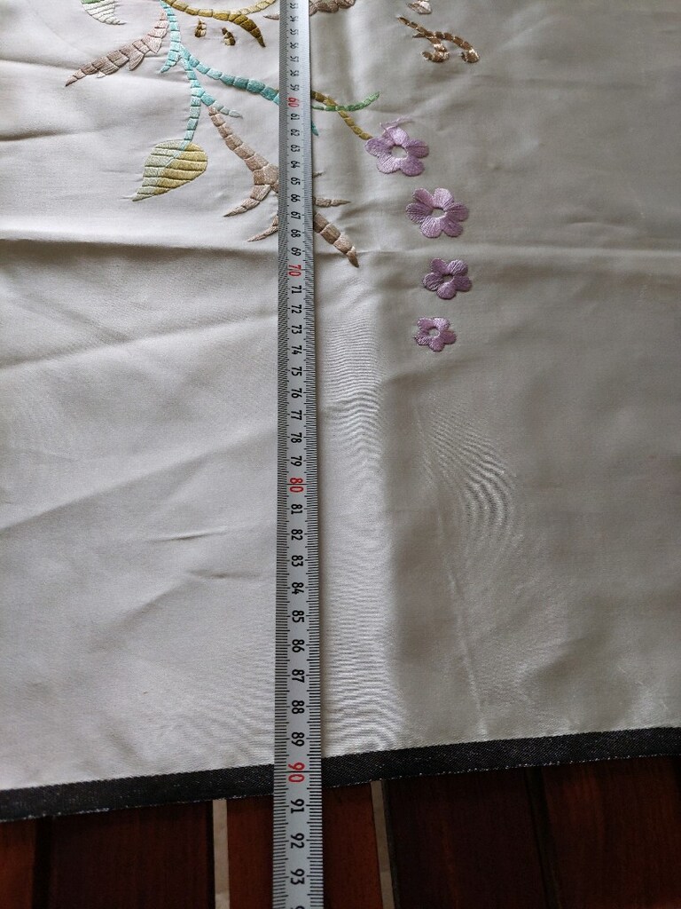 BOHCA ORTU ŞASE ESKISATEN EKRU IPEK KASNAK NAKIS ELISI SİFİR SANDİKTAN - 8
