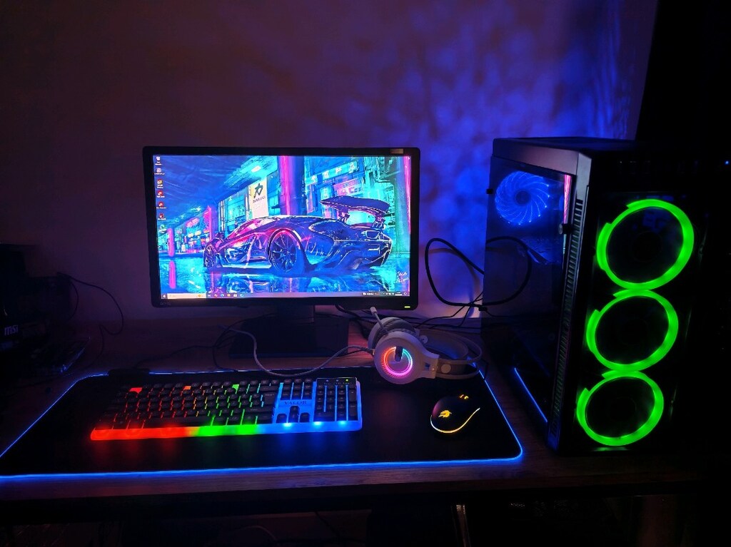 ADRESE TESLİM/ 144 HZ FULL SET HER OYUNU OYNATAN BİLGİSAYAR SETİ - 10
