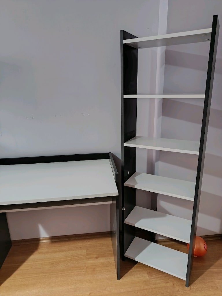 çalışma masası ve kitaplık set - 3