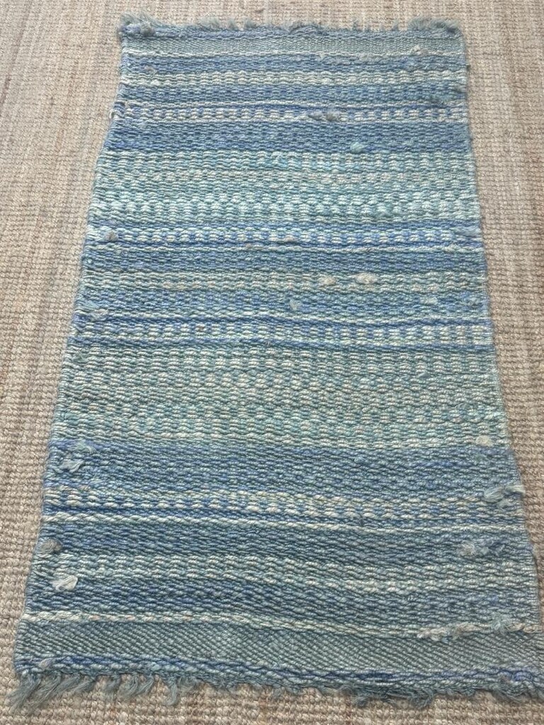 Mudo jüt halı 150*85 Türkuaz mavi