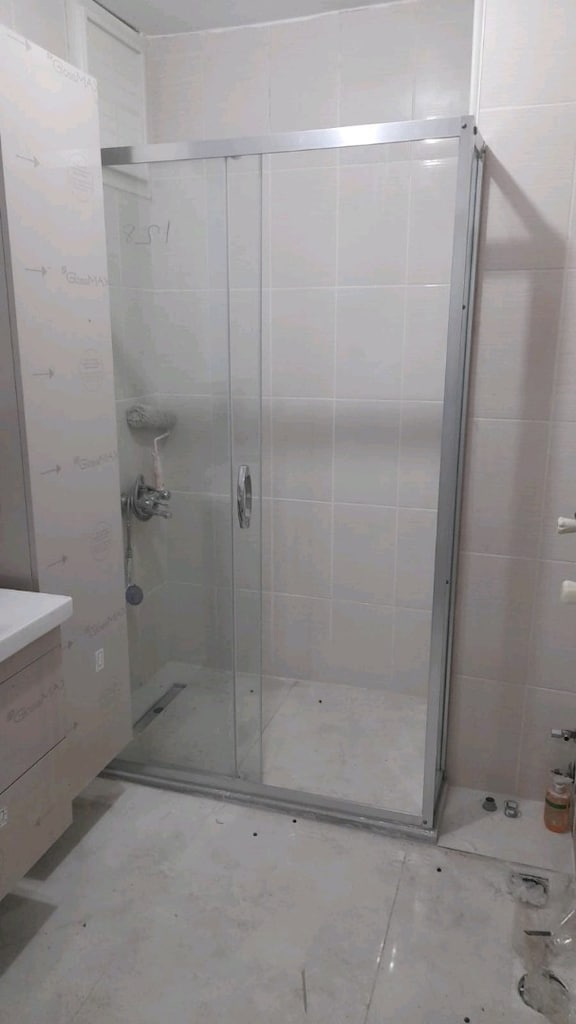 PANOLU DUSAKABIN TEMPERLİ CAM ALÜMİNYUM PROFİL - 2