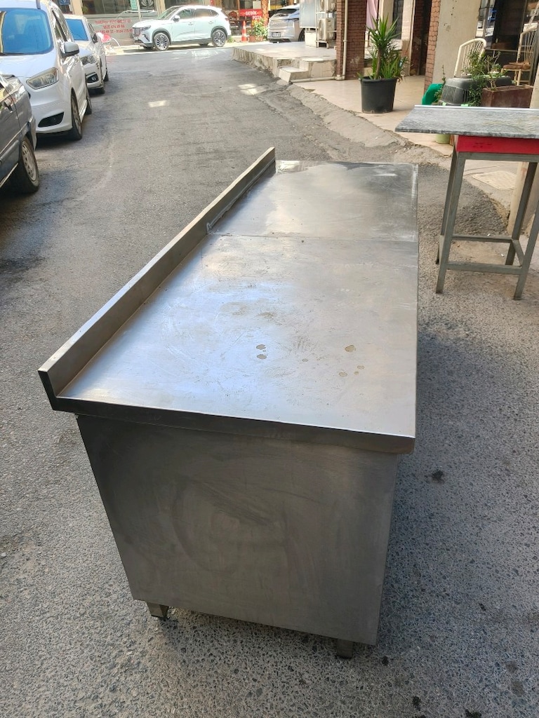 krom kapaklı çalışma tezgahı - 4