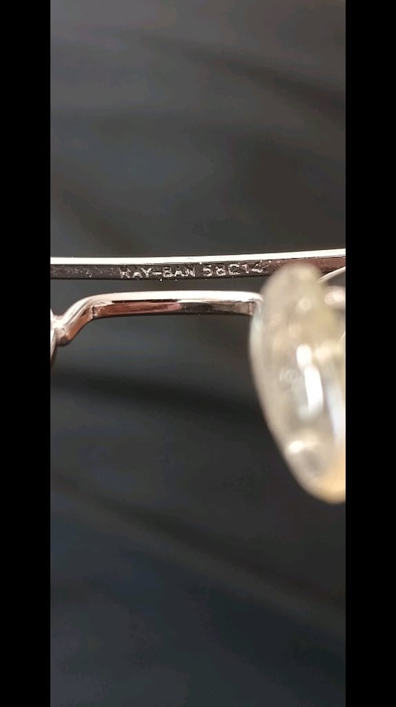 Orjinal Ray Ban gözlük RB 3025 Aviator Large Metal - 3