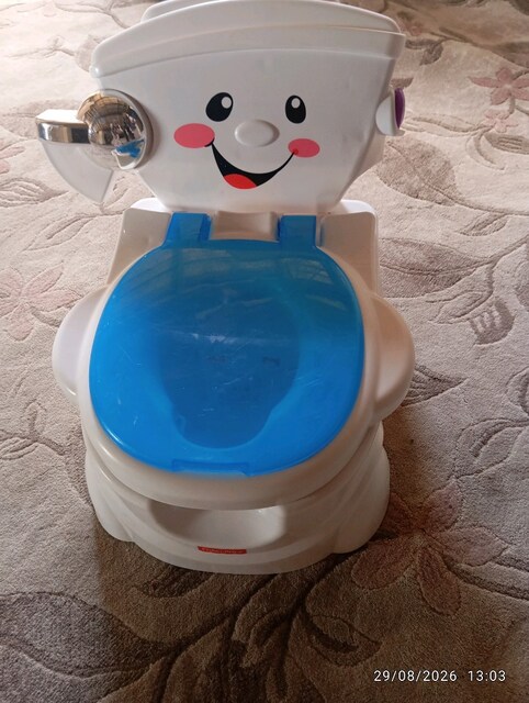 Fisher price egiticı müzikli klozet