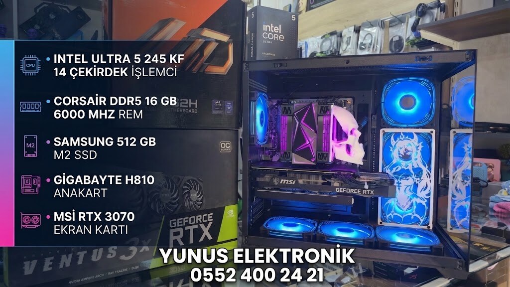 DDR5 İNTEL ULTRA 5 245 KF 14 ÇEKİRDEK BİLGİSAYAR - 2