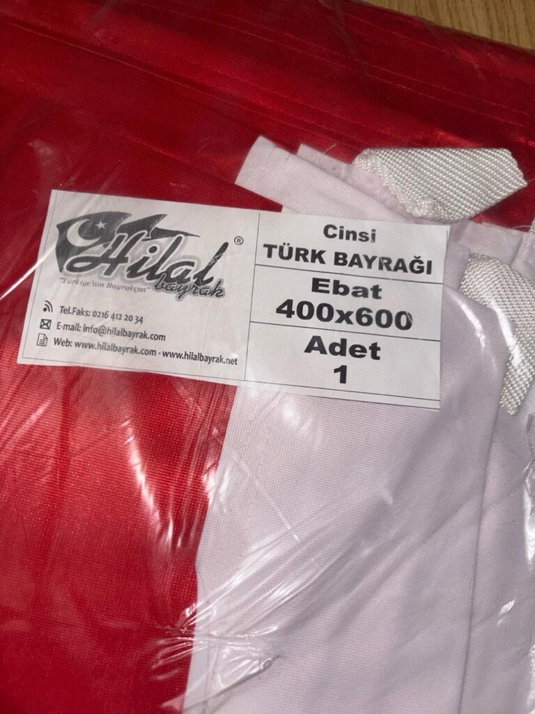 Türk bayrağı 400*600 - 2