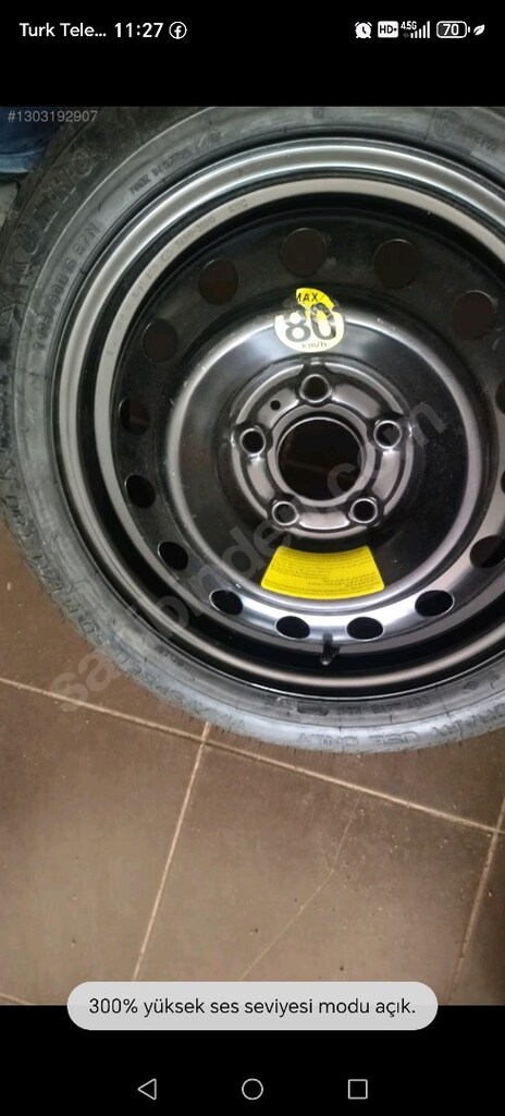 16inc ince stepne Honda Toyota Hyundai KİA. 5x114. sıfır ürün - 3