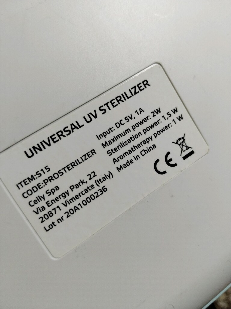 YENİ KULLANİLMAMİS CELLY MARKA DEZENFEKTE ALETİ USB KABLO İLE ÇALIŞIR - 5