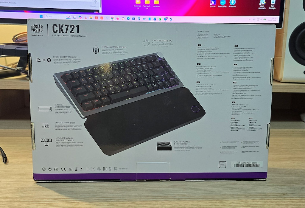 Cooler Master CK721 | RGB Mekanik Oyuncu Klavyesi (Türkçe) - 6