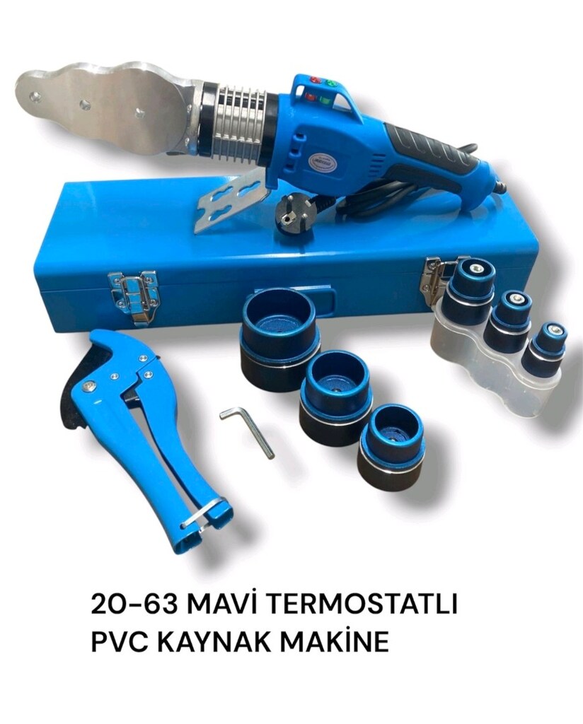 MİRAÇ 1000W DİJİTAL Plastik Boru Kaynak Makinesi ÇANTALI 320'C - 2