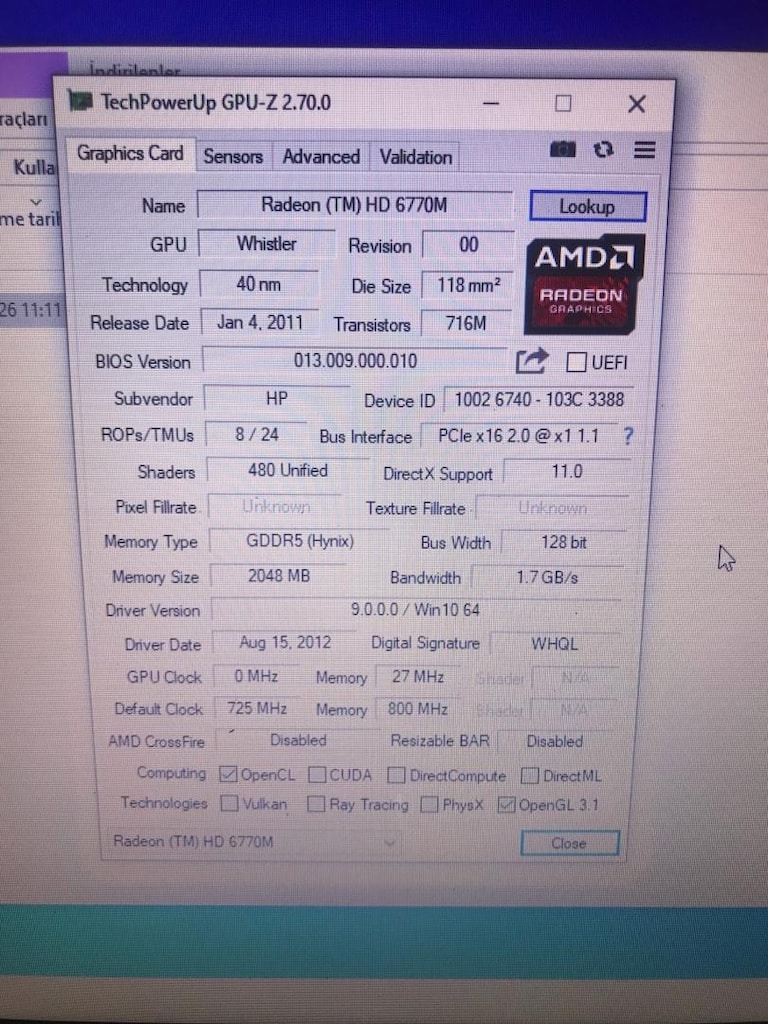 TERTEMİZ HATASIZ 8 ÇEKİRDEKLİ ÇİFT EKRAN KARTLI NOTEBOOK LAPTOP - 9