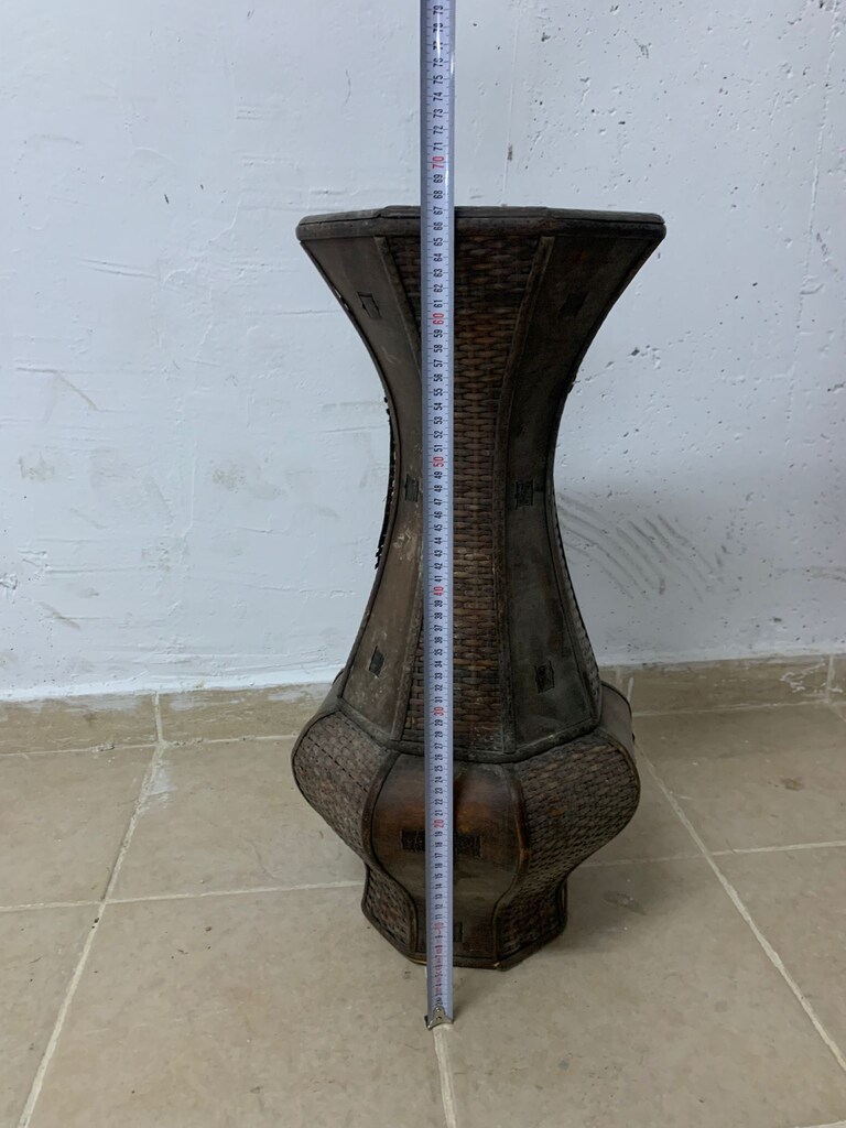 NOSTALJİK AHŞAP VAZO - 4