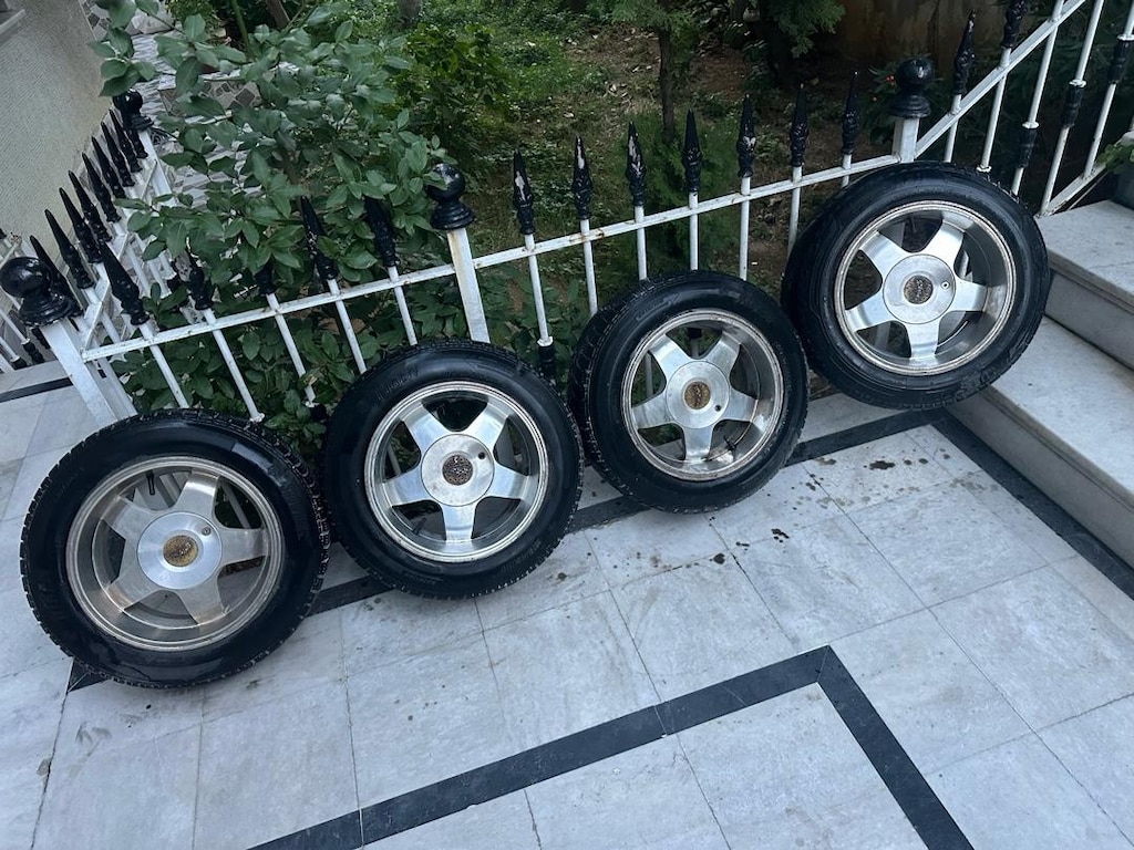 Spor DRB Çelikjant lastik takımı 3.Riken lastik 1.Adet Milestone 5x100 - 6