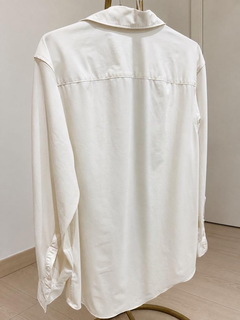 Zara Erkek Krem Stretch Gömlek M Beden - 2