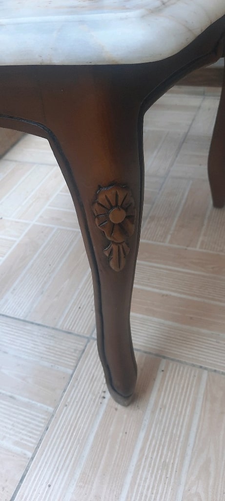 55 cm 45 cm 45 cm mermer sehpa - 3