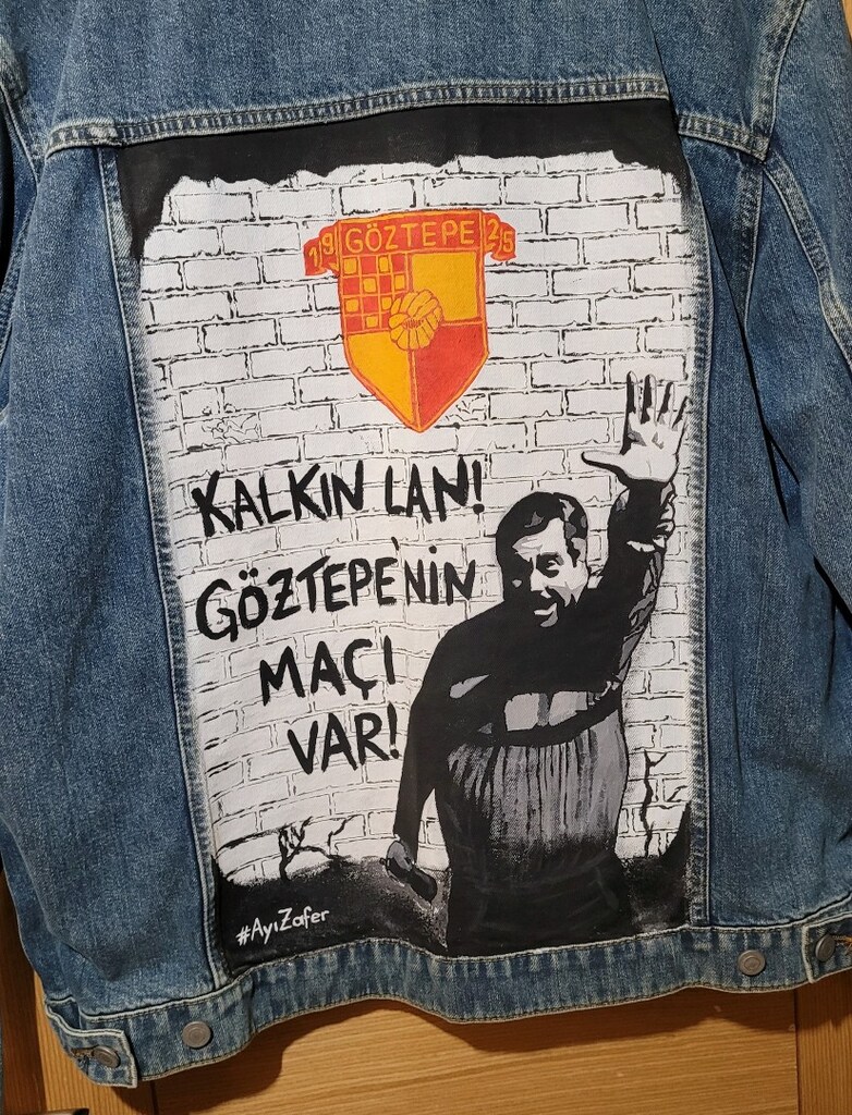 Göztepe Mavi Kot Ceket 3 XL - 6