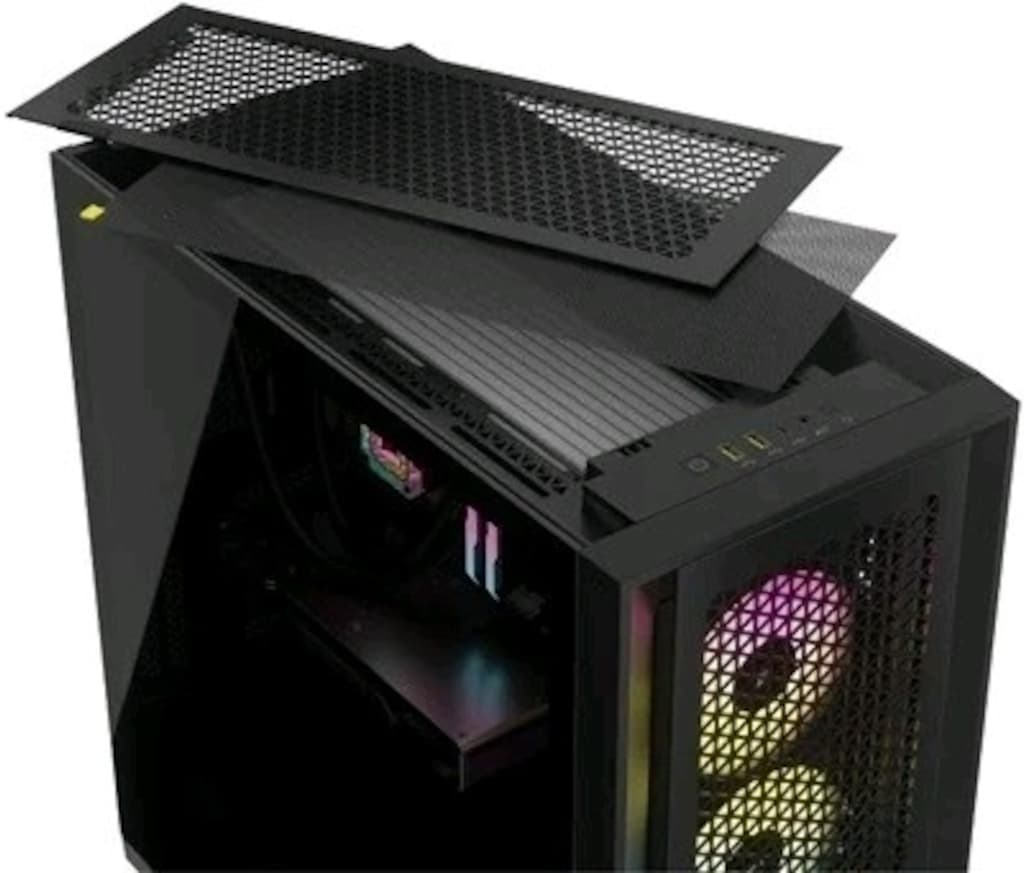 Corsair 5000D iCUE Airflow RGB Tempered Glass Black USB 3.2 ATX Mid - 3