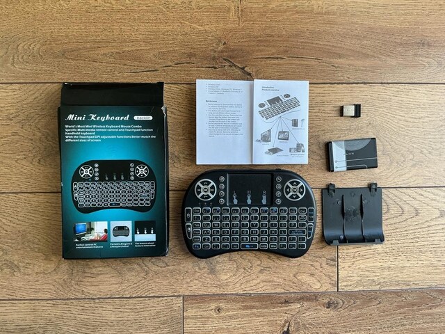 Mini Klavye LED Işıklı Kablosuz Bluetooth Mini Türkçe Klavye Mouse