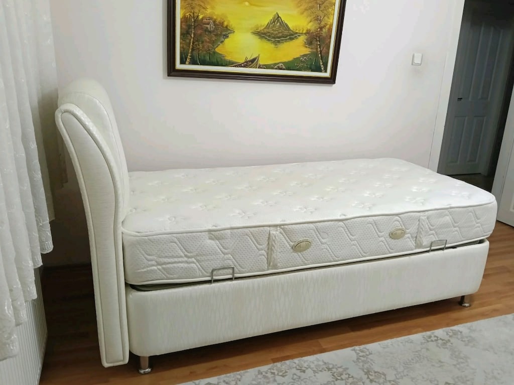 Tertemiz 100x200cm Elta Tek Kişilik Emniyetli Baza + Başlık + Yatak - 2