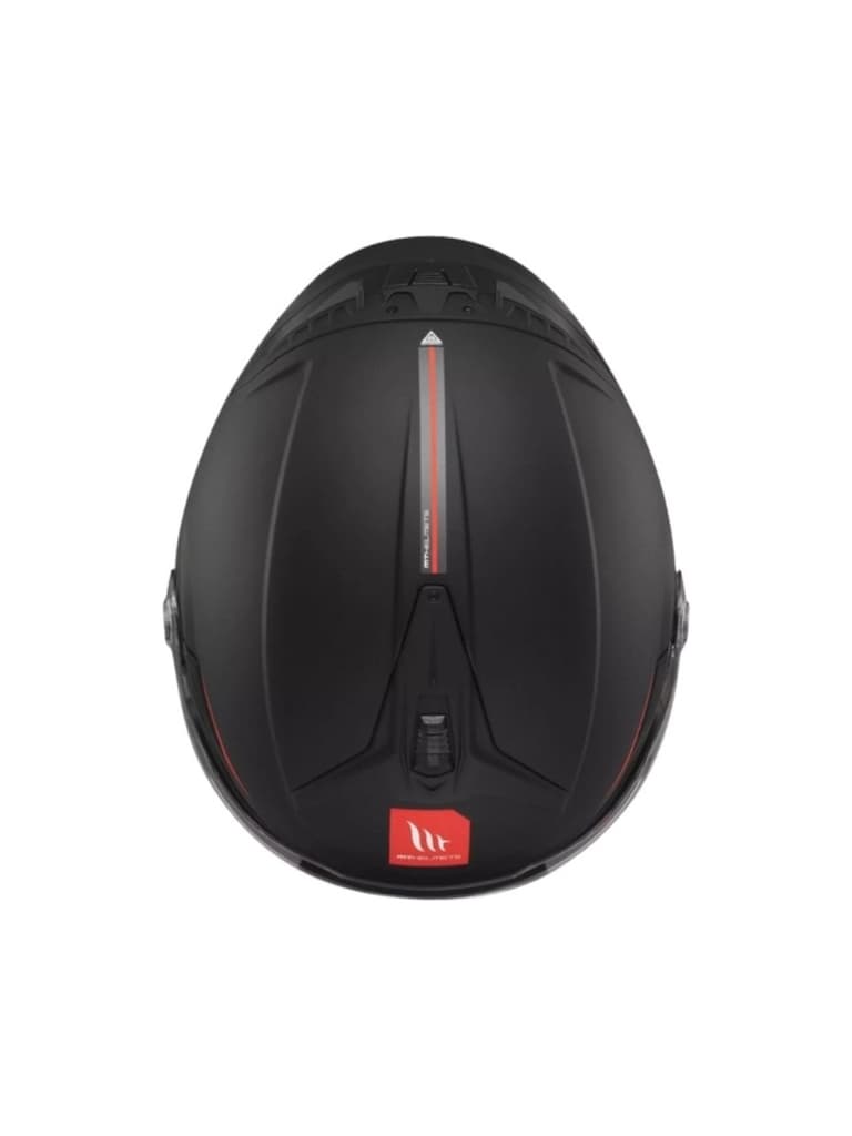 Mt Cosmo Sv OF515SV Solid A1 Mat Siyah Yazlık Motosiklet Kaskı - 5