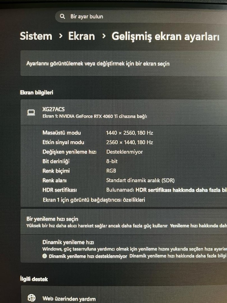 ASUS ROG STRIX XG27WCS 2K IPS GAMING MONİTÖR (16 Ay Vatan garantili) - 3