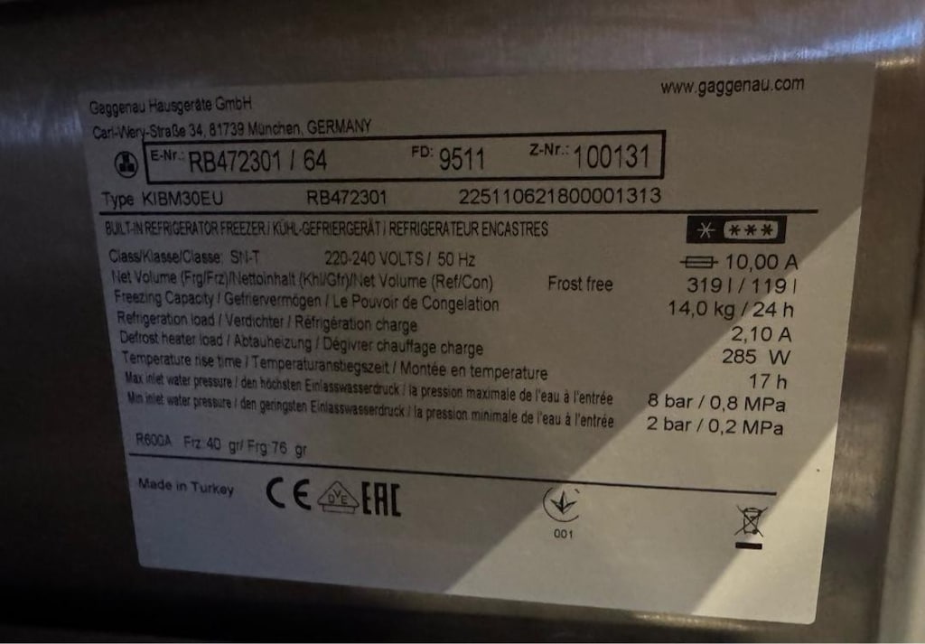 Gaggenau MasterCool Bzudolabı RB472301 ( Miele Liebherr smeg ) - 10