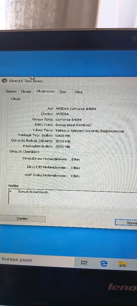 Lenovo Flex 2-14 İntel İ7 4510U işlemci - 8gb ddr4 ram-240gb ssd - - 4