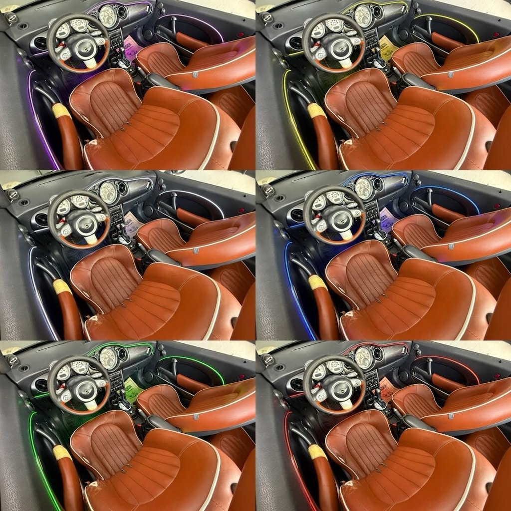 mini cooper iç ambiyans 64 renk rgb animasyonlu - 2