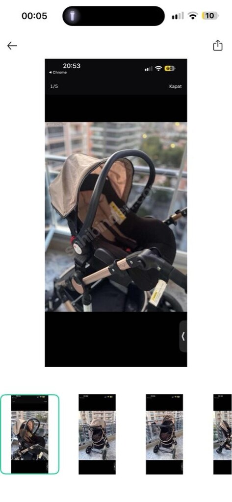 Miniyo travel sistem bebek arabası - 5