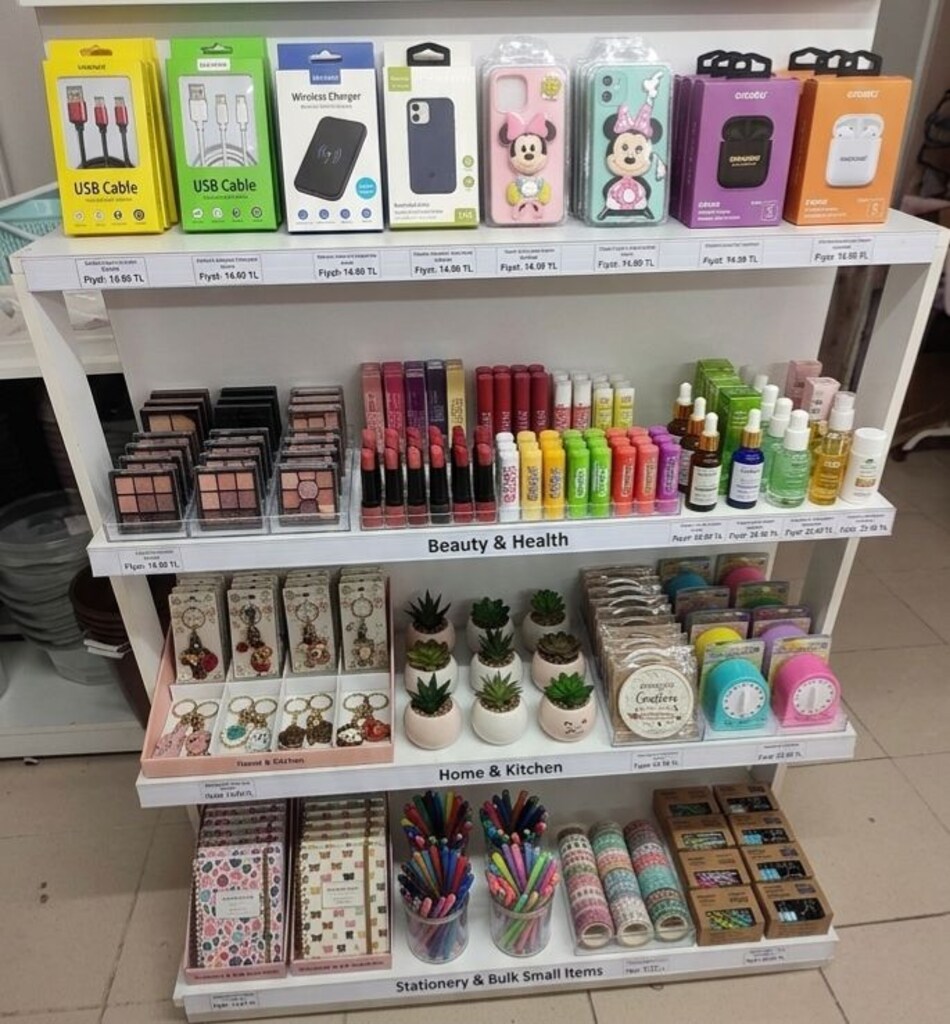 İZMİR RAF MARKET ORTA REYON RAFI ÖZEL ÜRETİM KATLI HAZIR DUVAR - 3