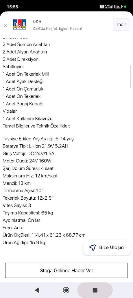 corby elektrikli çocuk motoru - 4